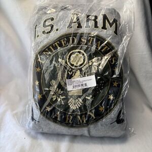 US Military Branches Laurel Leef Hooded Sweatshirts Army 2x